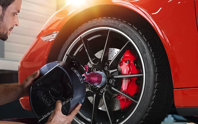 Porsche Tire Change Chesterfield MO